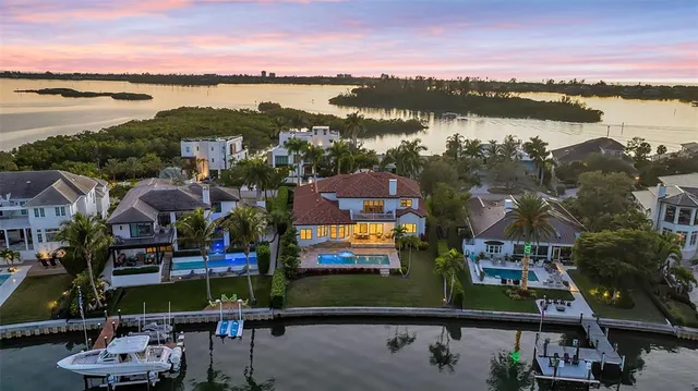 a view of lake and houses with outdoor space