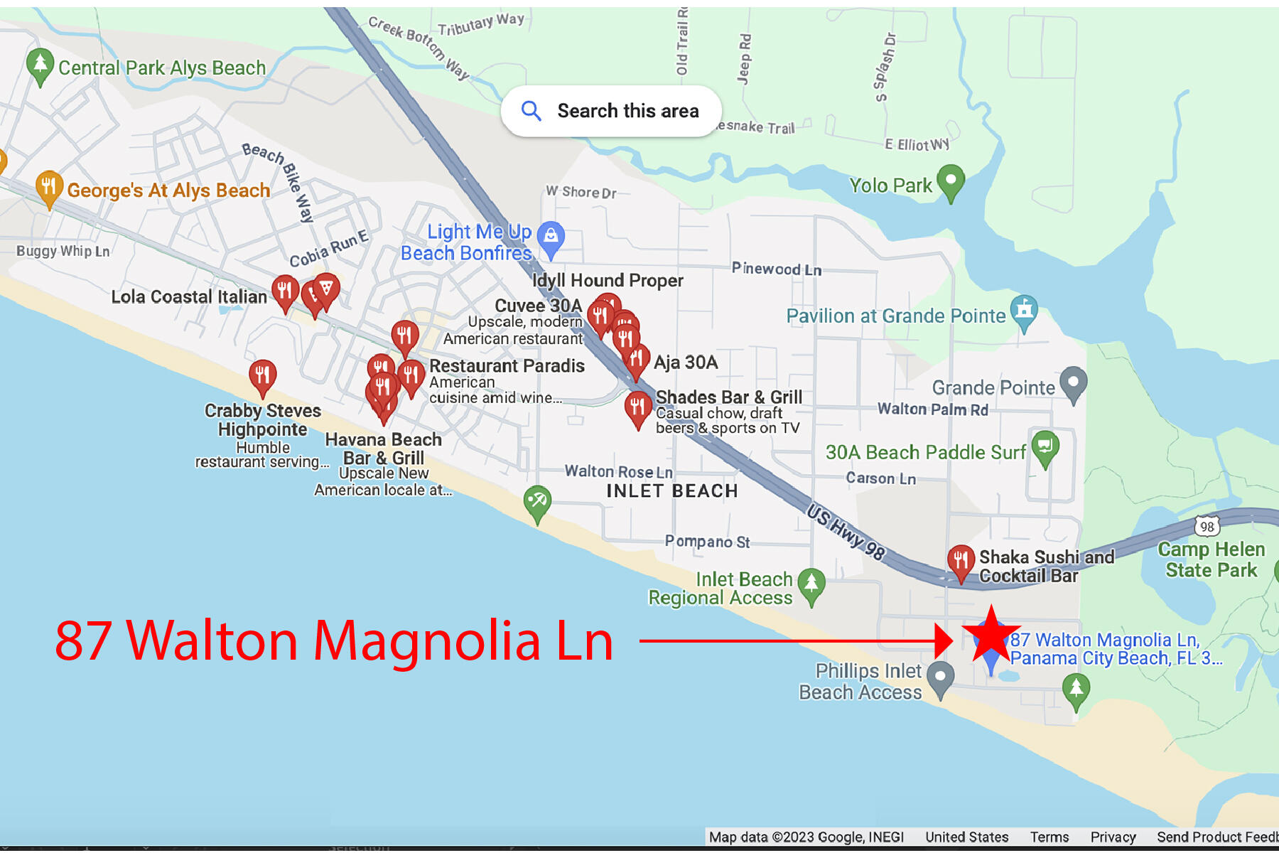 87 Walton Magnolia Lane Inlet Beach, FL 32461 - Photo 16 of 16