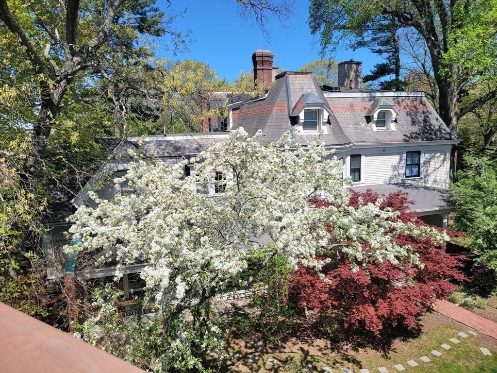 241 Perkins Street, Unit D605 Boston, MA 02130 - Photo 10 of 10 aerial view of a house with a yard and garden