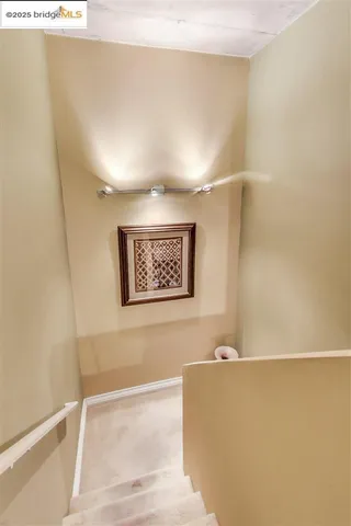 a view of a bathtub in a hallway