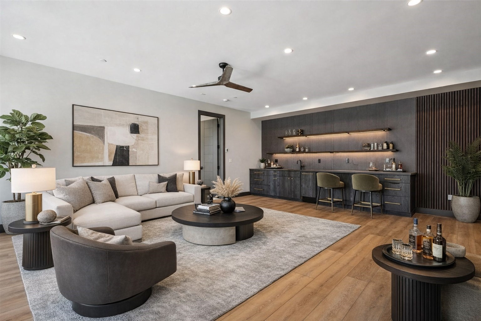 1325 Golden Eagle Road Silverthorne, CO 80498 - Photo 7 of 41 2nd Floor Family Room Virtually Staged