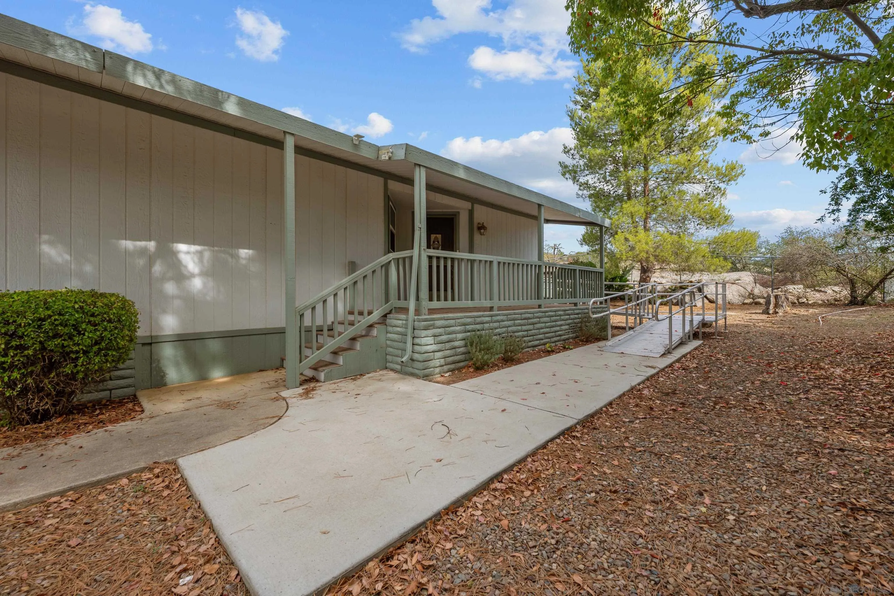 18218 Paradise Mountain Road, Unit 199 Valley Center, CA 92082 - Photo 3 of 41 Handicap Ramp for Easy Entry