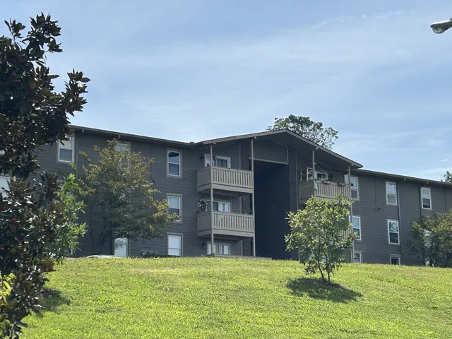 a house that has a tree in front of it