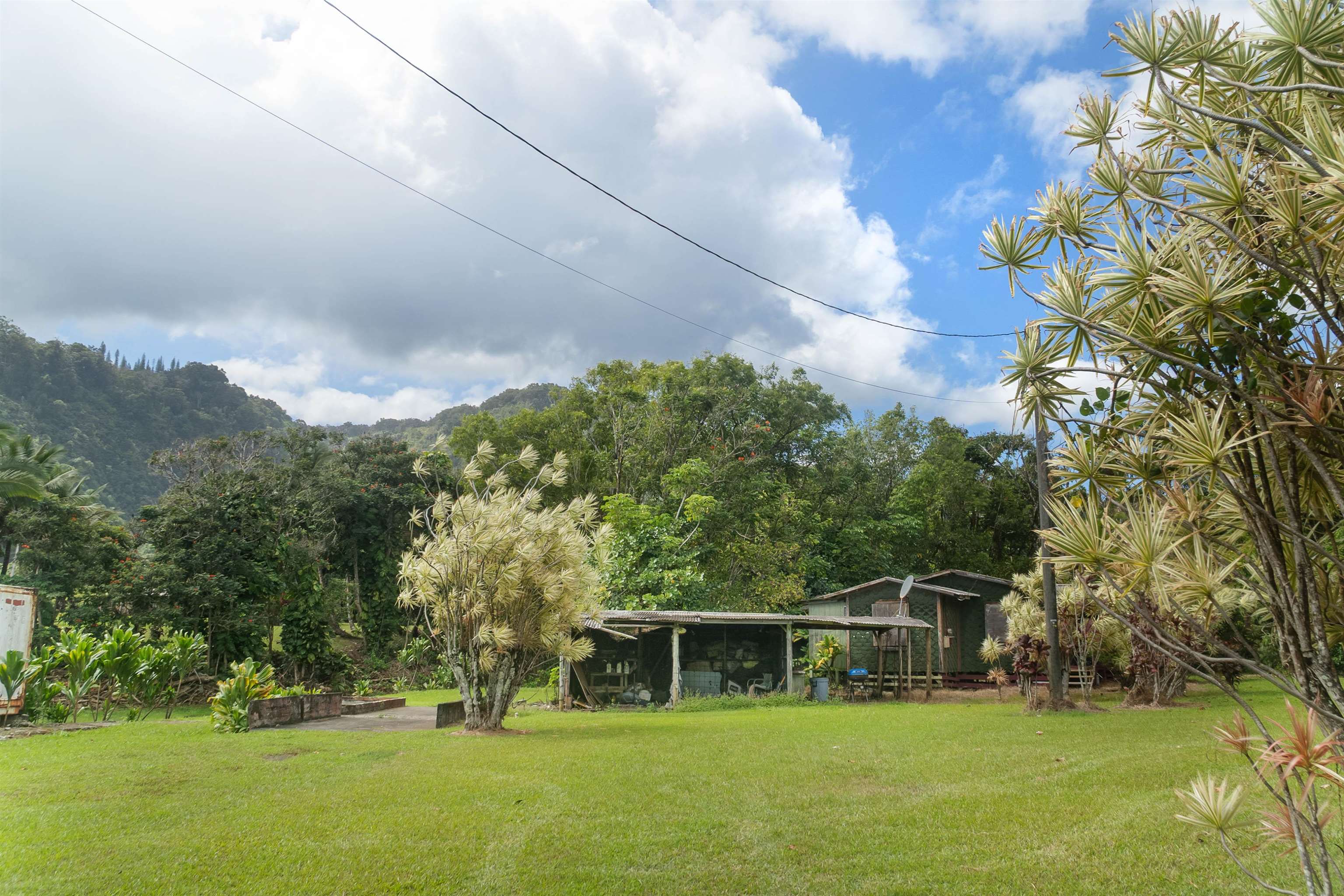 262 Wailua Road Haiku, HI 96708 - Photo 30 of 38 a view of a house with a big yard