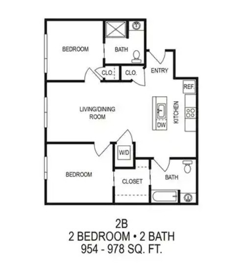 625 South Goodman Street, Unit 111 Rochester, NY 14620 - Photo 21 of 21 2-D floor plan