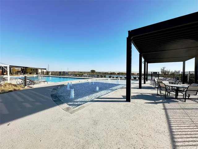 a view of outdoor space with seating area