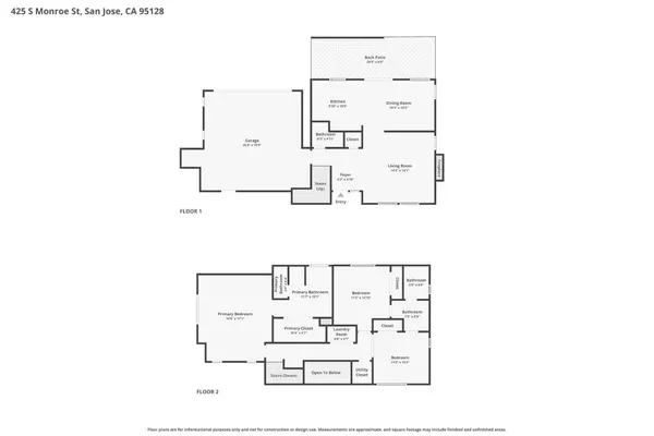 $1,688,888 | 425 South Monroe Street, San Jose, CA 95128