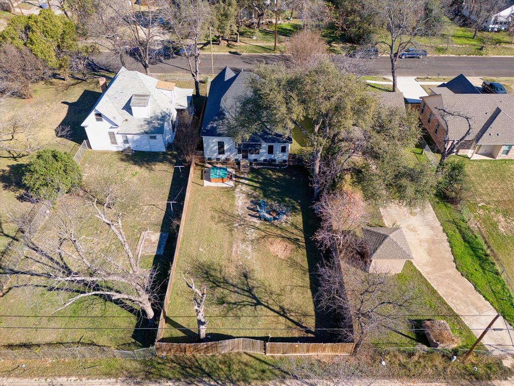 1618 North 6th Street Waco, TX 76707 - Photo 28 of 36 a aerial view of a house with a yard