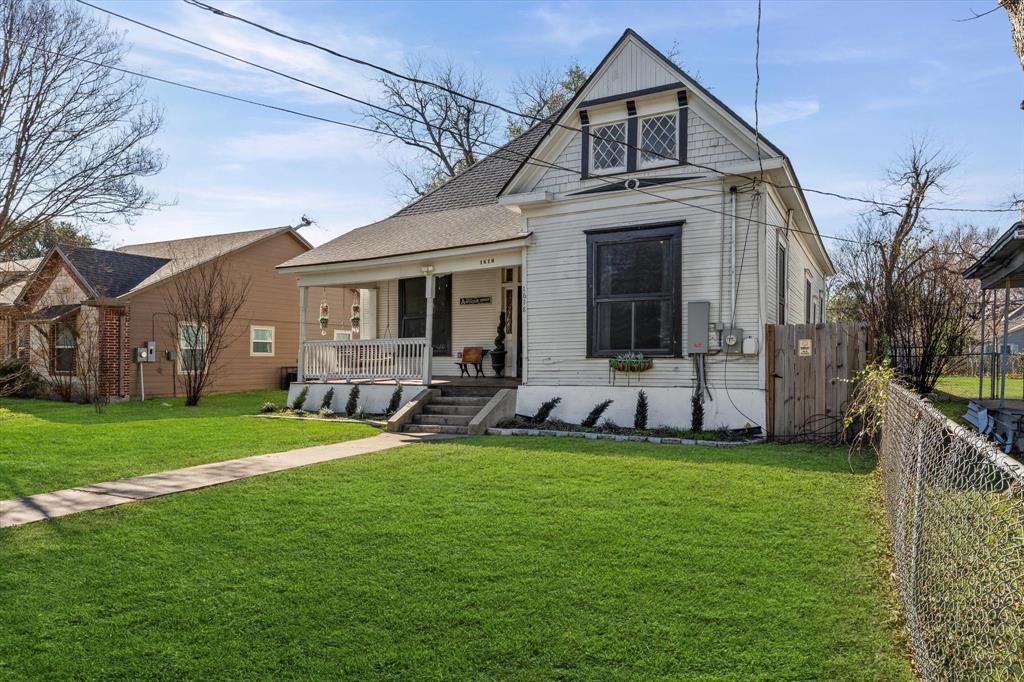 1618 North 6th Street Waco, TX 76707 - Photo 32 of 36 a view of a house with a big yard and potted plants