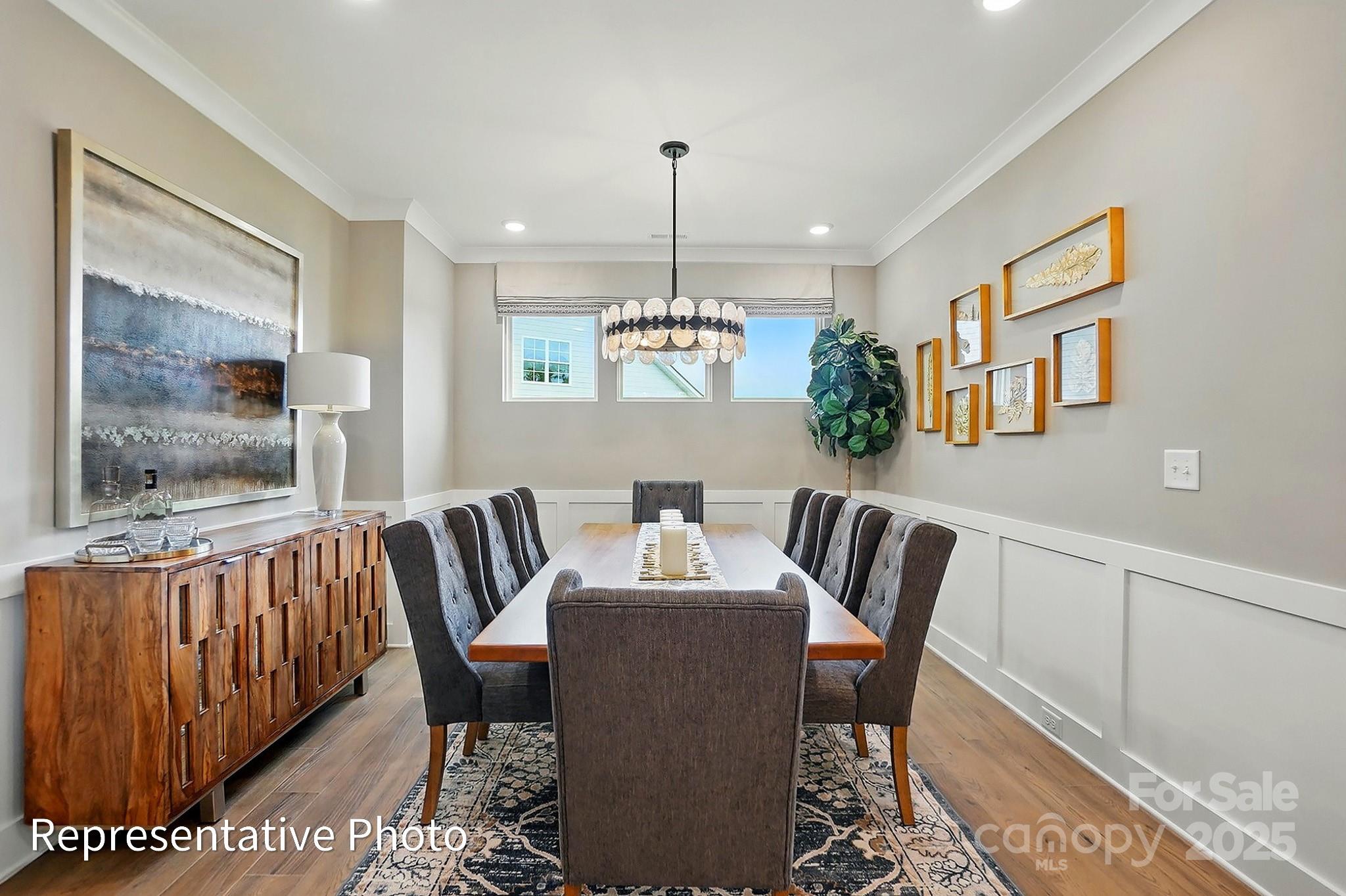 2019 Mantle Rdg Drive Indian Trail, NC 28079 - Photo 17 of 27 a view of a dining room with furniture