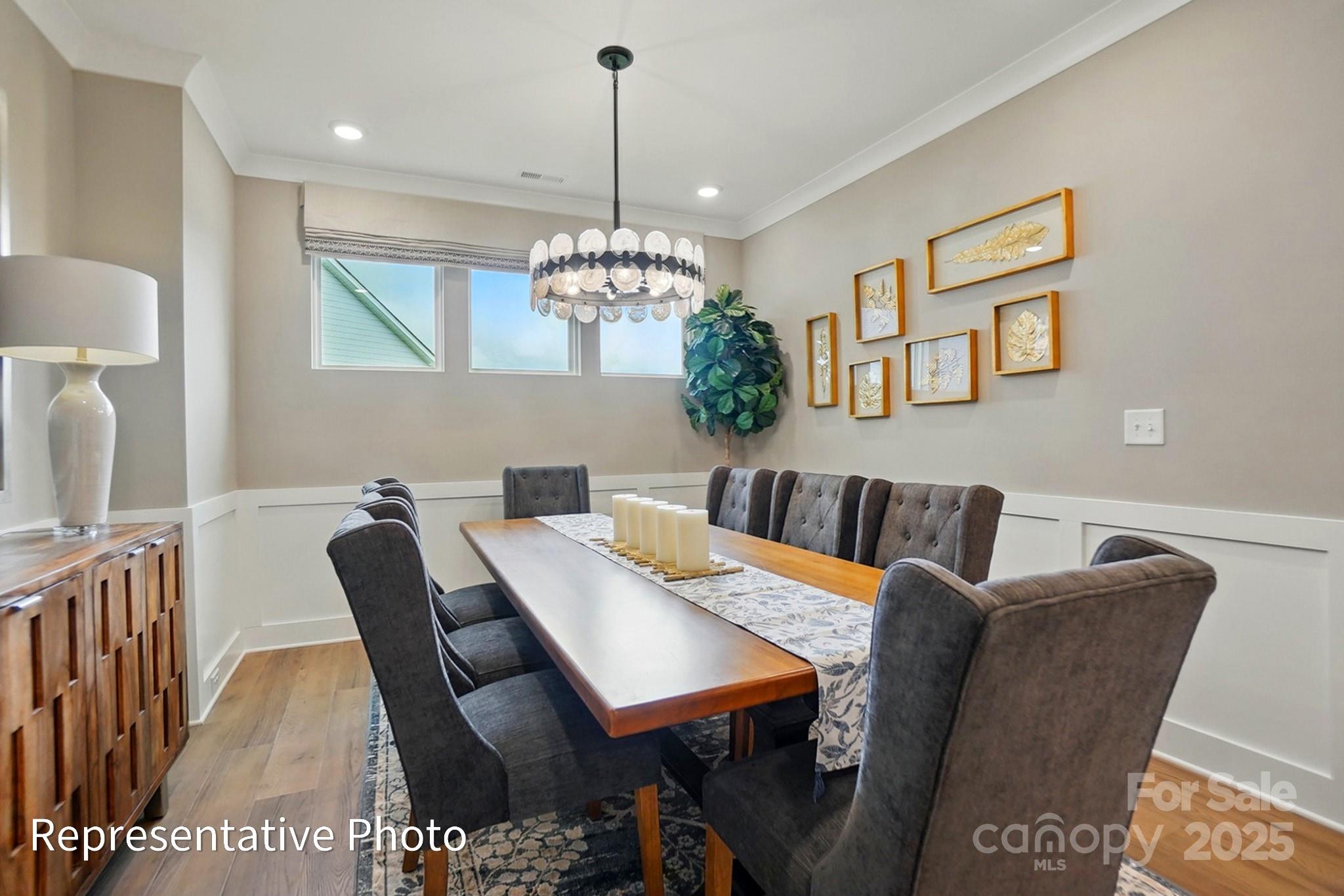 2019 Mantle Rdg Drive Indian Trail, NC 28079 - Photo 18 of 27 a view of a dining room with furniture