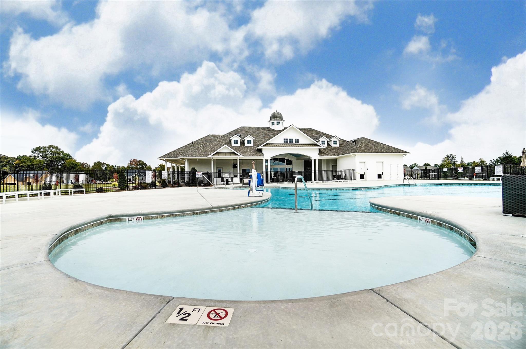 2019 Mantle Rdg Drive Indian Trail, NC 28079 - Photo 35 of 41 a view of a house with a swimming pool