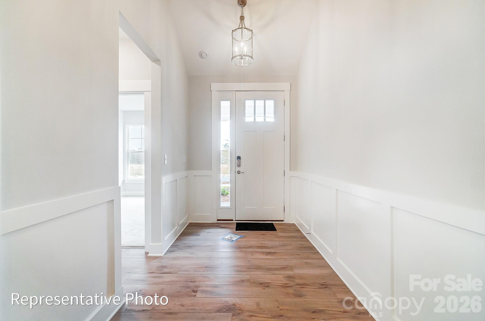 2019 Mantle Rdg Drive Indian Trail, NC 28079 - Photo 9 of 41 a view of entryway with wooden floor