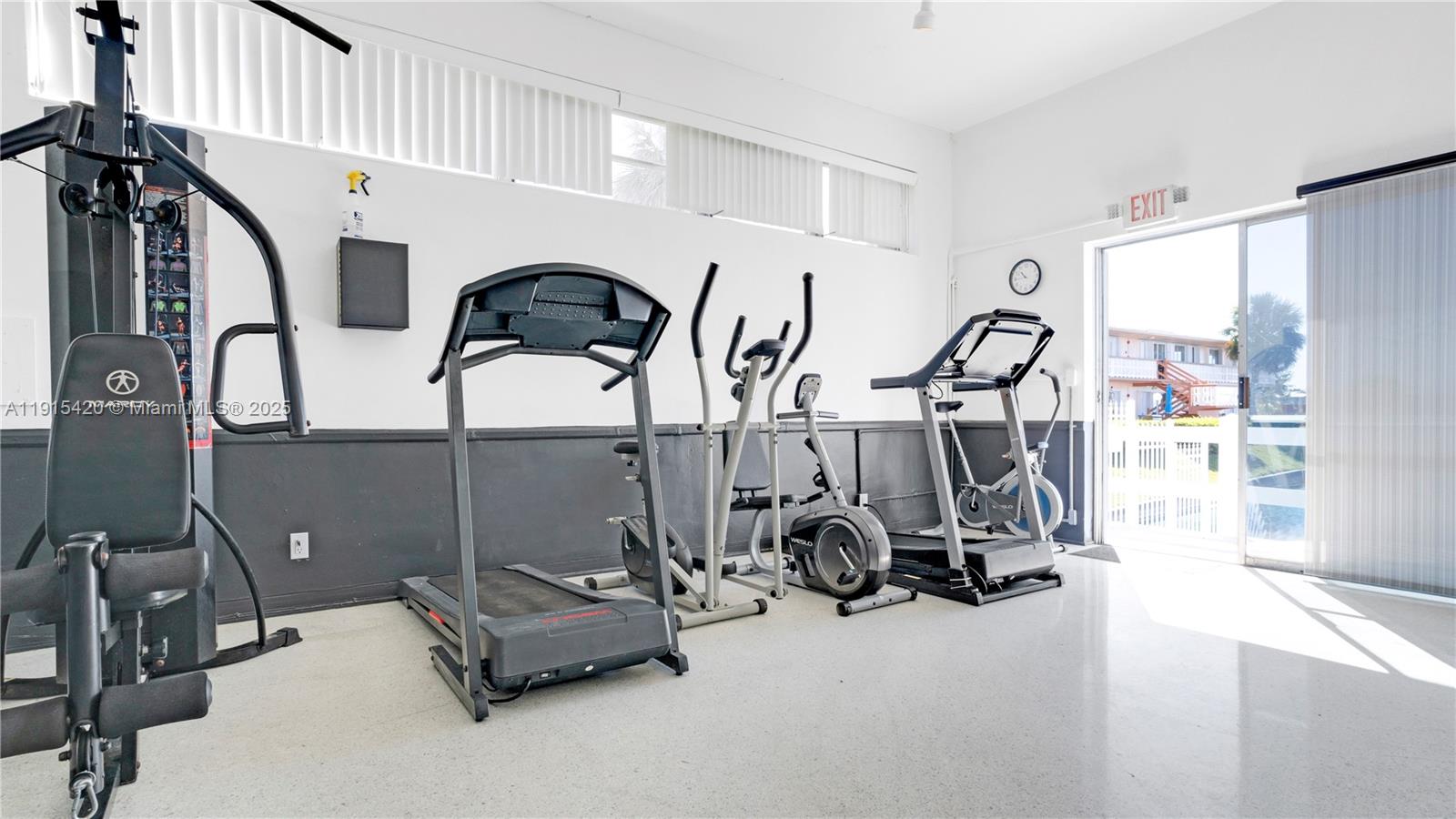 900 Southwest 10th Terrace, Unit 14S Hallandale Beach, FL 33009 - Photo 27 of 31 a view of gym