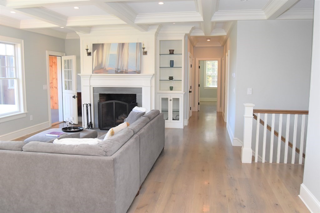 205 North Street Belchertown, MA 01007 - Photo 14 of 42 a living room with furniture and a fireplace