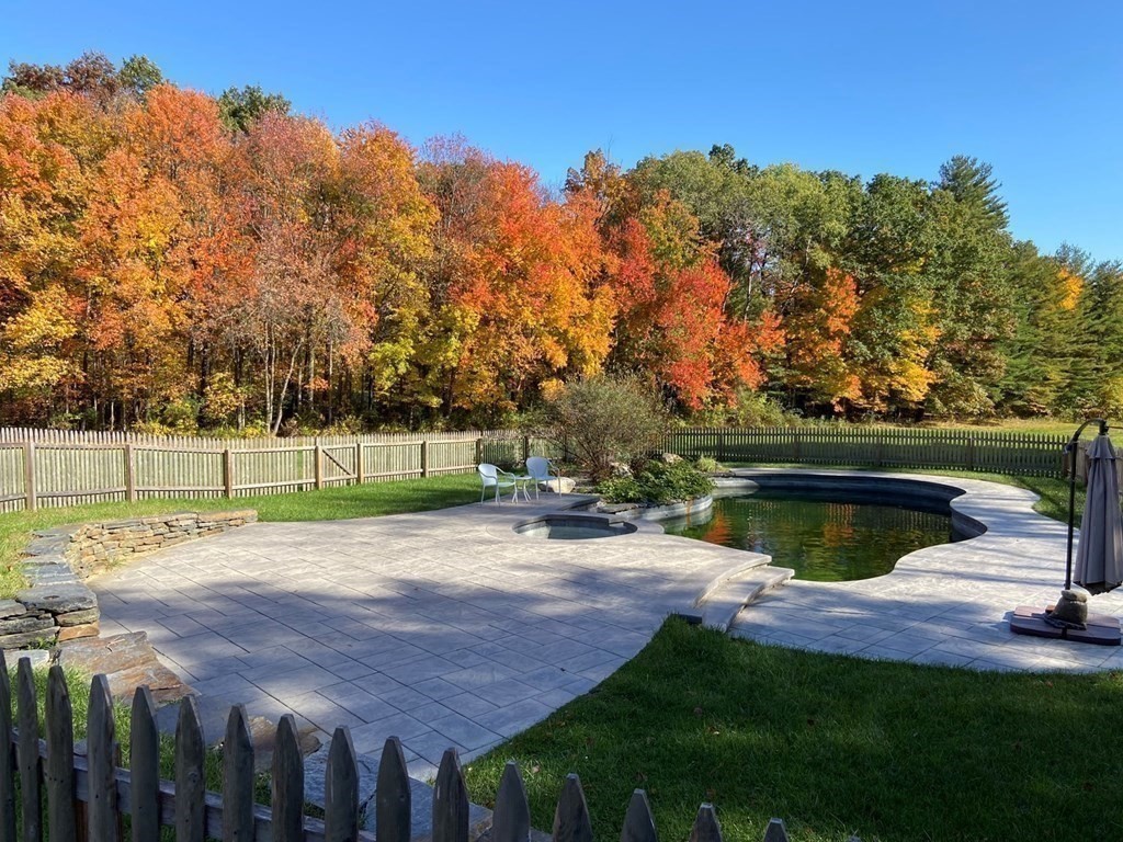 205 North Street Belchertown, MA 01007 - Photo 40 of 42 a view of a lake with a yard