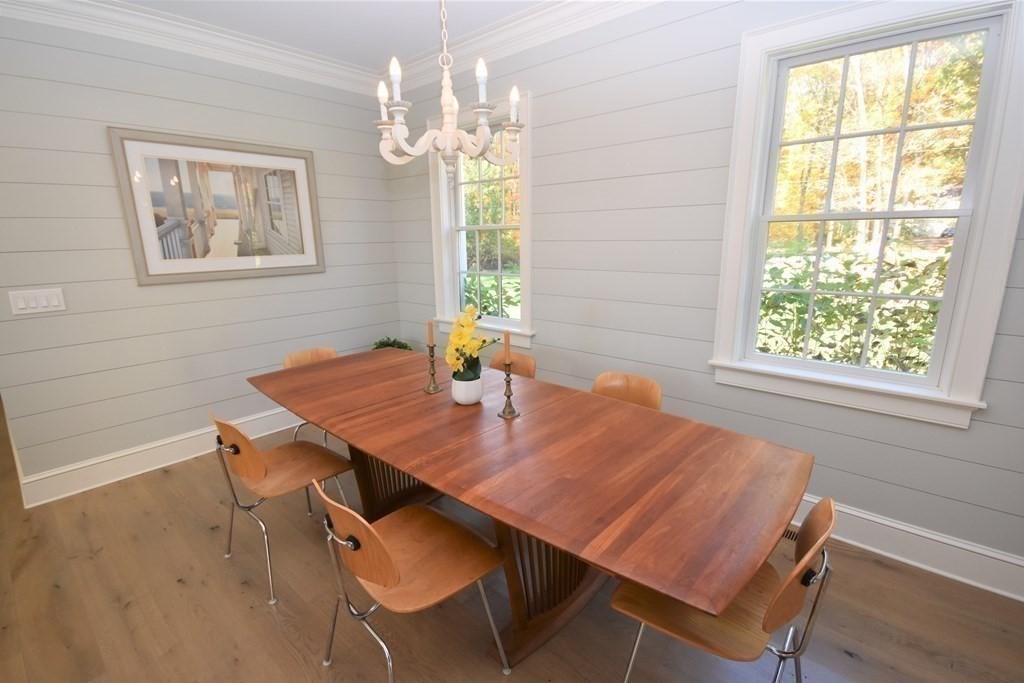 205 North Street Belchertown, MA 01007 - Photo 10 of 42 a view of a dining room with furniture window and outside view