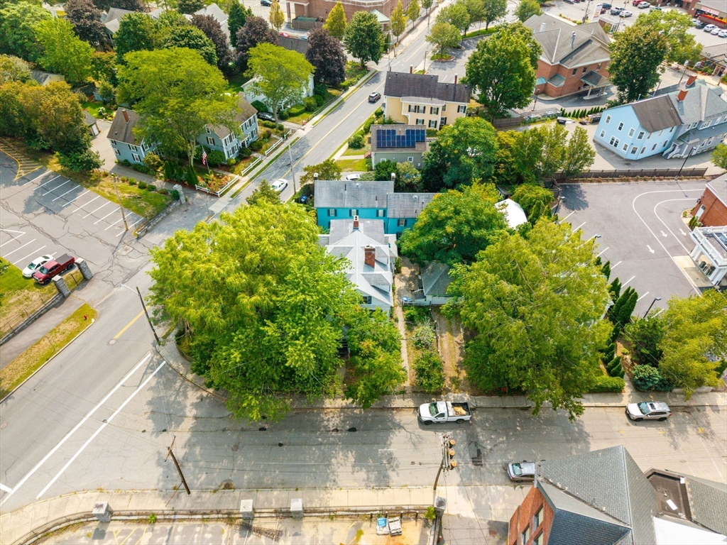 16 Ditson Place Methuen, MA 01844 - Photo 37 of 39 an aerial view of a house with a yard and potted plants