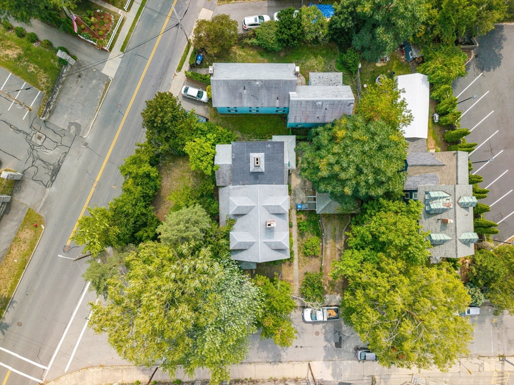 16 Ditson Place Methuen, MA 01844 - Photo 38 of 39 an aerial view of a house with a yard and garden
