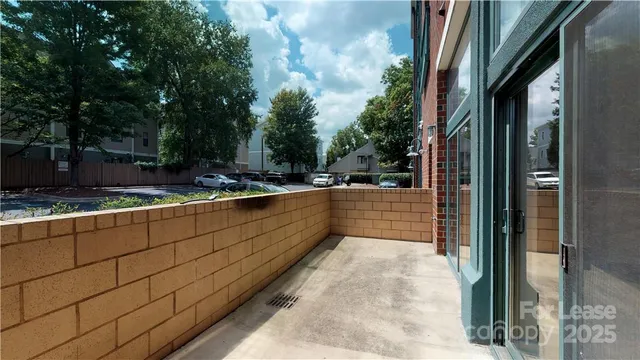 a view of balcony and patio