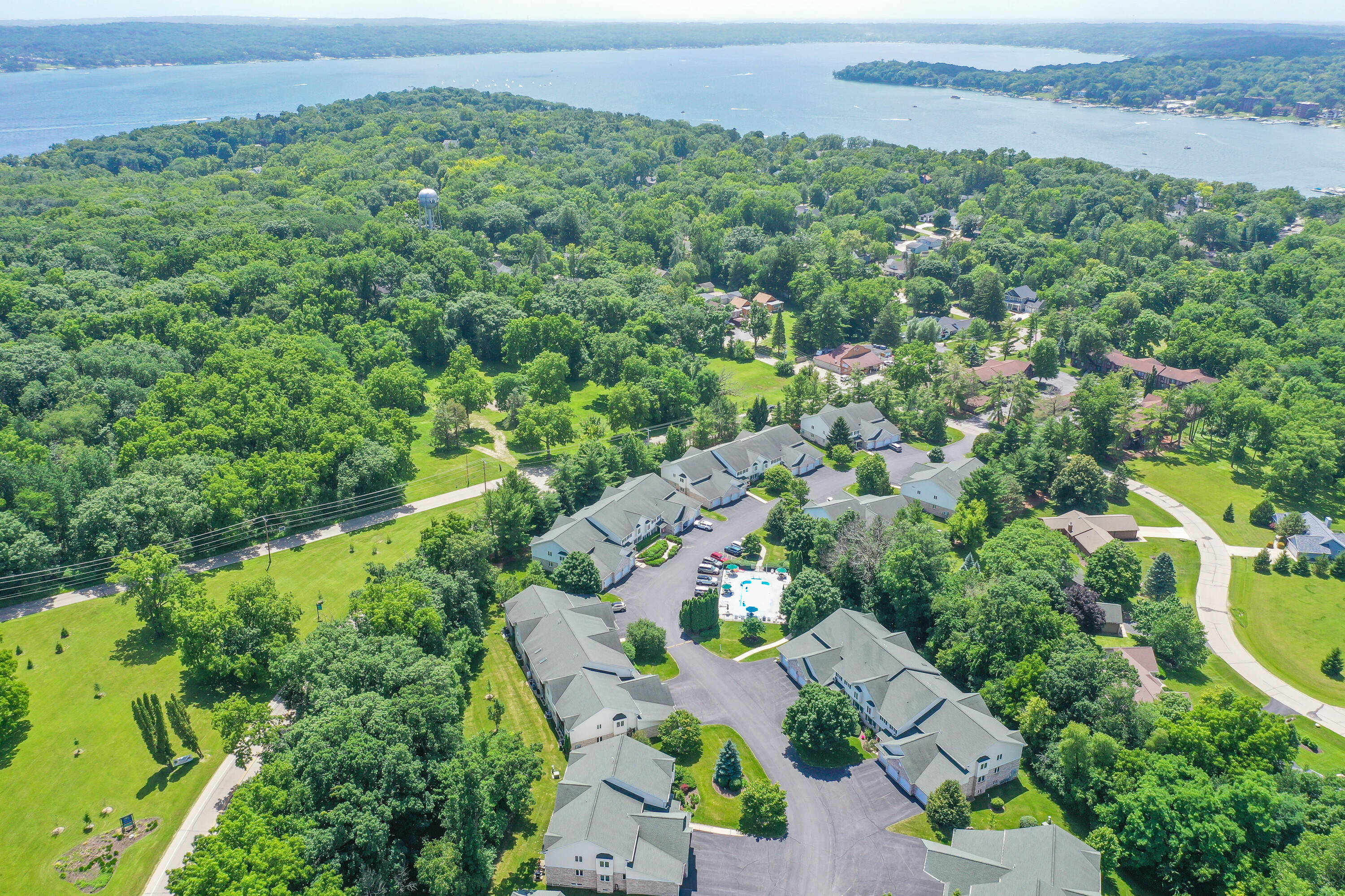 91 Potawatomi Road, Unit J4 Williams Bay, WI 53191 - Photo 24 of 33 Aerial View