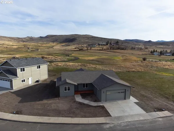 a view of a terrace with a lake view