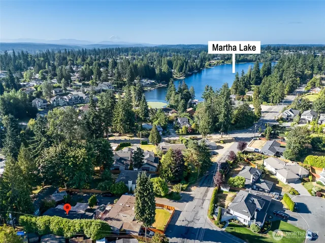 a view of a city with lots of trees