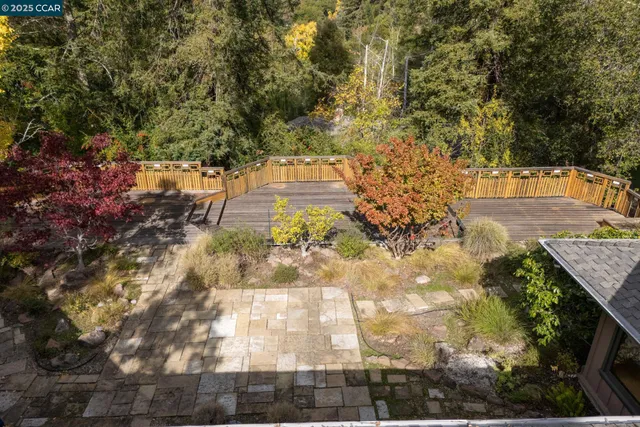 a bird view of a house