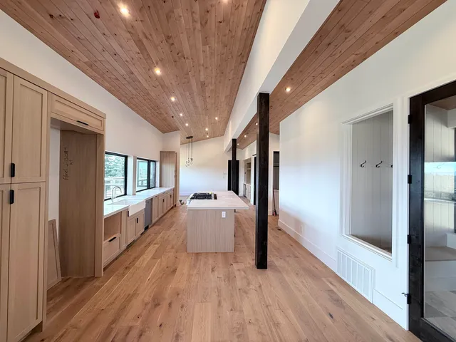 a very nice looking room with a large window