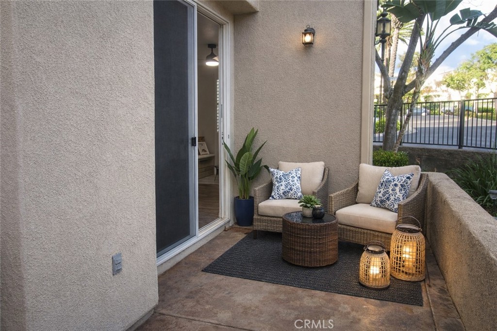 1285 Fools Gold Way, Unit 2 Chula Vista, CA 91913 - Photo 39 of 43 a view of a patio with couches and potted plants