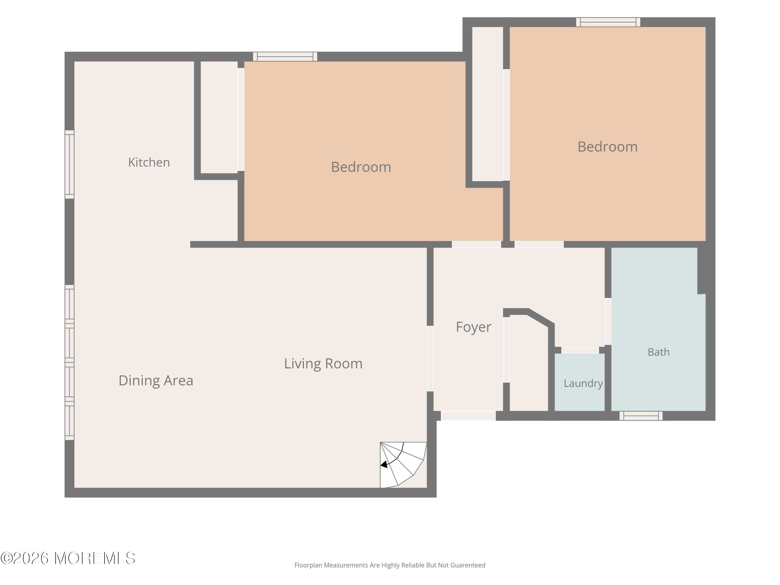2230 Bridge Avenue, Unit 4 Point Pleasant, NJ 08742 - Photo 25 of 27 Floorplan 1st Floor