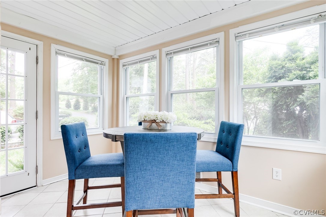 7547 Cherokee Road Richmond, VA 23225 - Photo 24 of 29 a dining room with furniture a rug and wooden floor