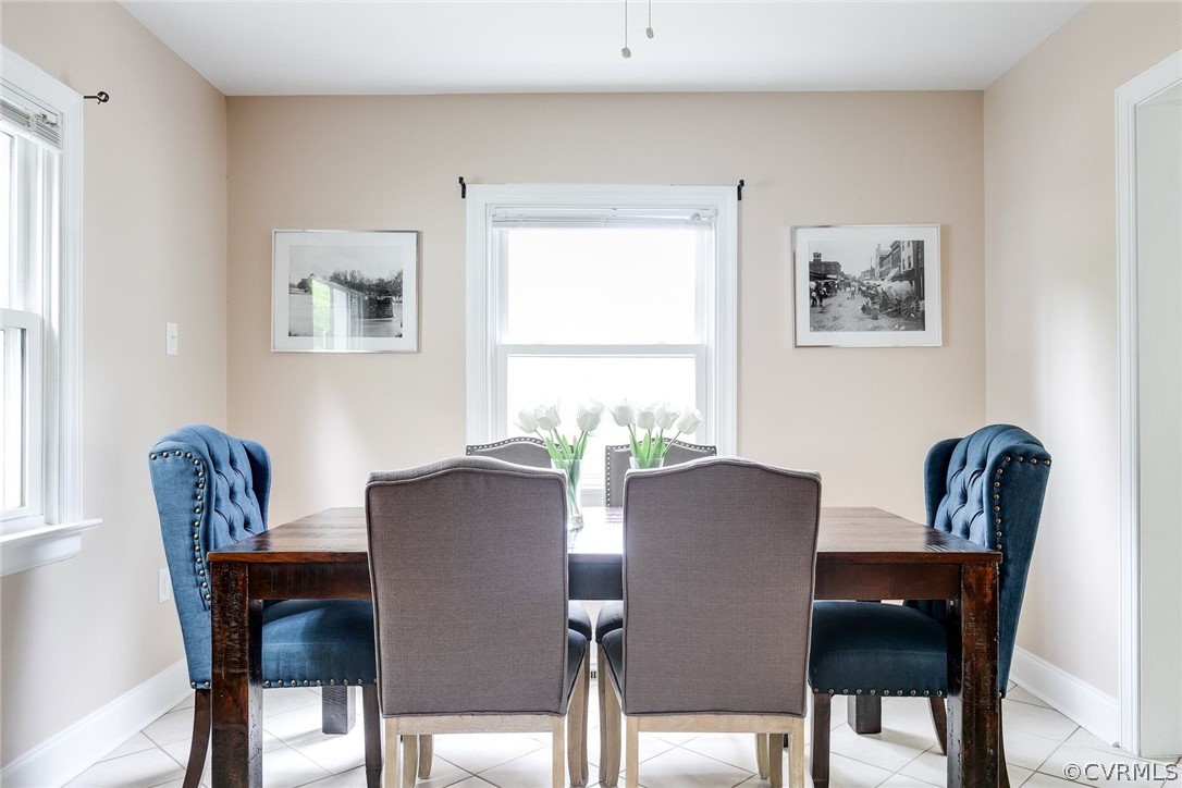 7547 Cherokee Road Richmond, VA 23225 - Photo 8 of 29 a view of a dining room with furniture and a window
