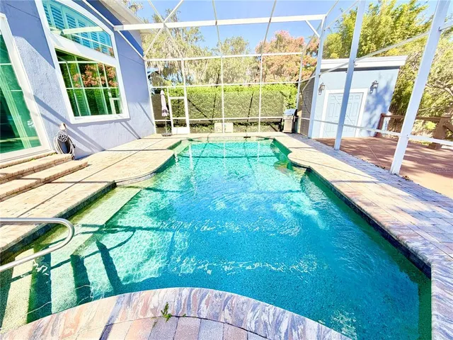 a house view with a outdoor space