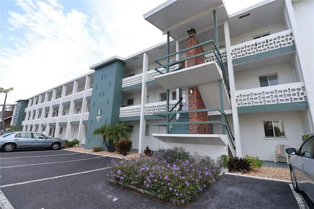 a front view of a building