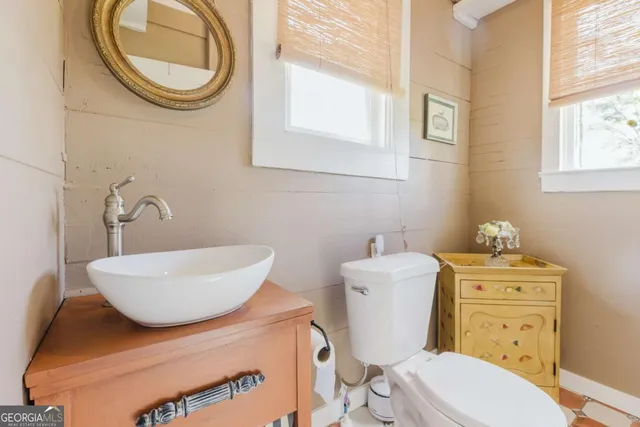 a view of a balcony with outdoor space