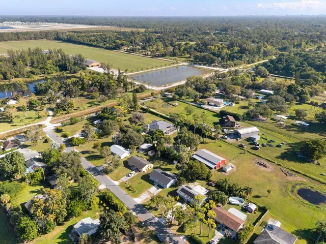 an aerial view of residential building with outdoor space