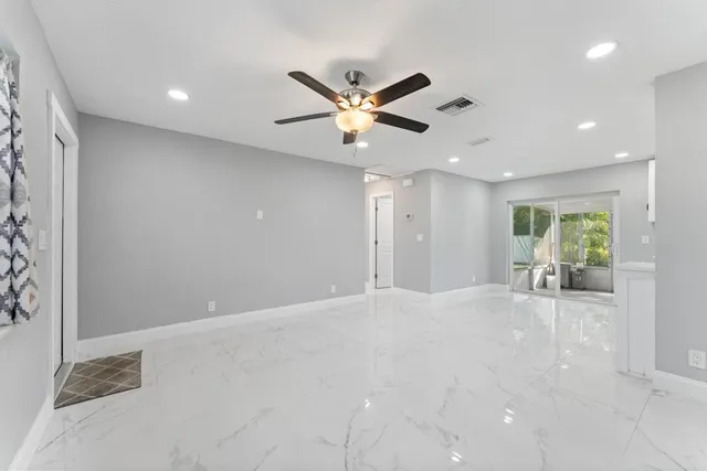 a view of an empty room