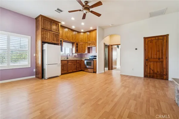 a view of a street with houses