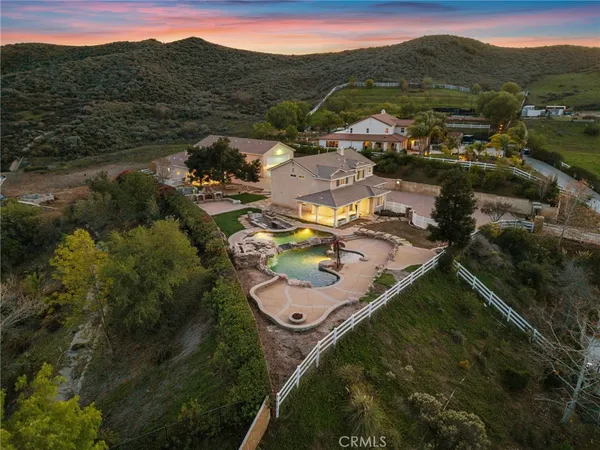 a view of a terrace with a garden