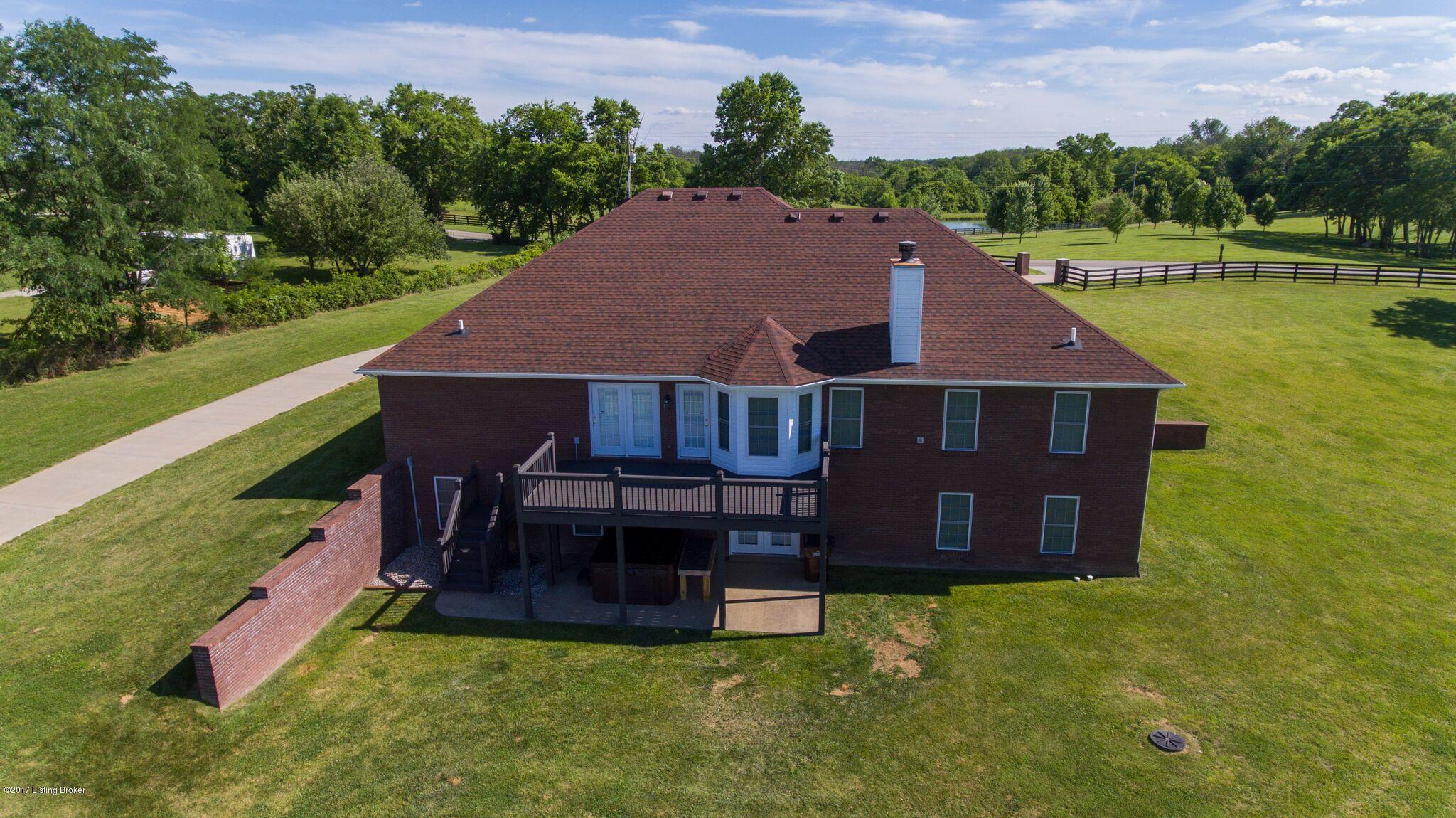 1224 Plum Ridge Road Taylorsville, KY 40071 - Photo 12 of 58 ARIAL VIEW OF BACK OF THE HOME