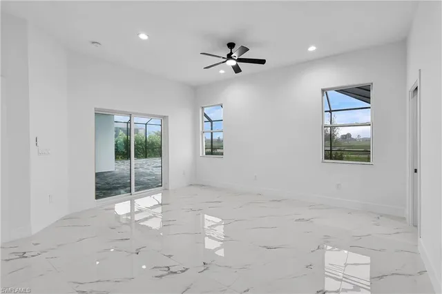 a view of an empty room