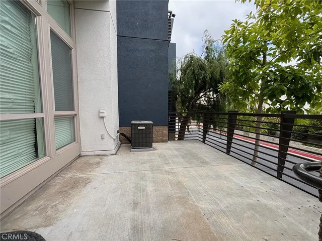 a view of outdoor space with seating