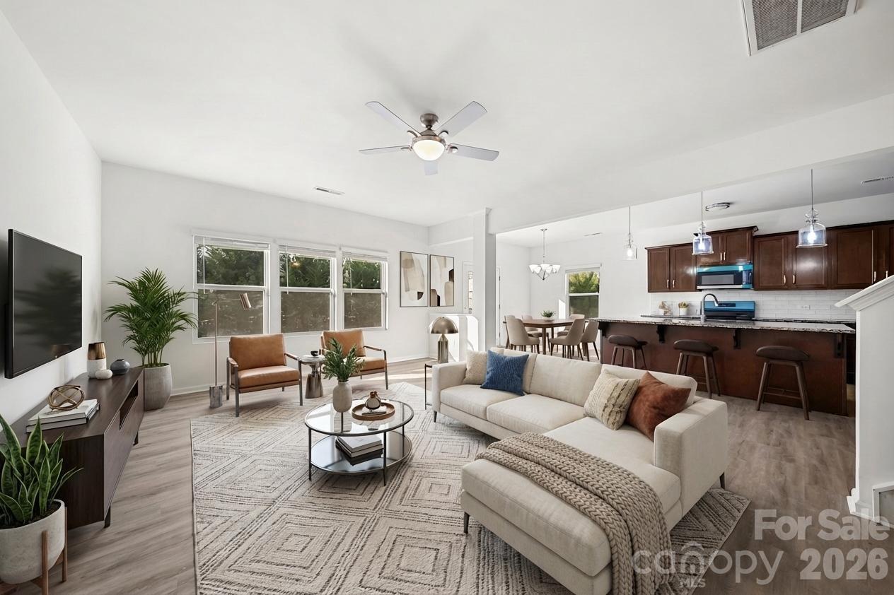 2838 Kinloch Court Clover, SC 29710 - Photo 3 of 42 a living room with furniture and a flat screen tv
