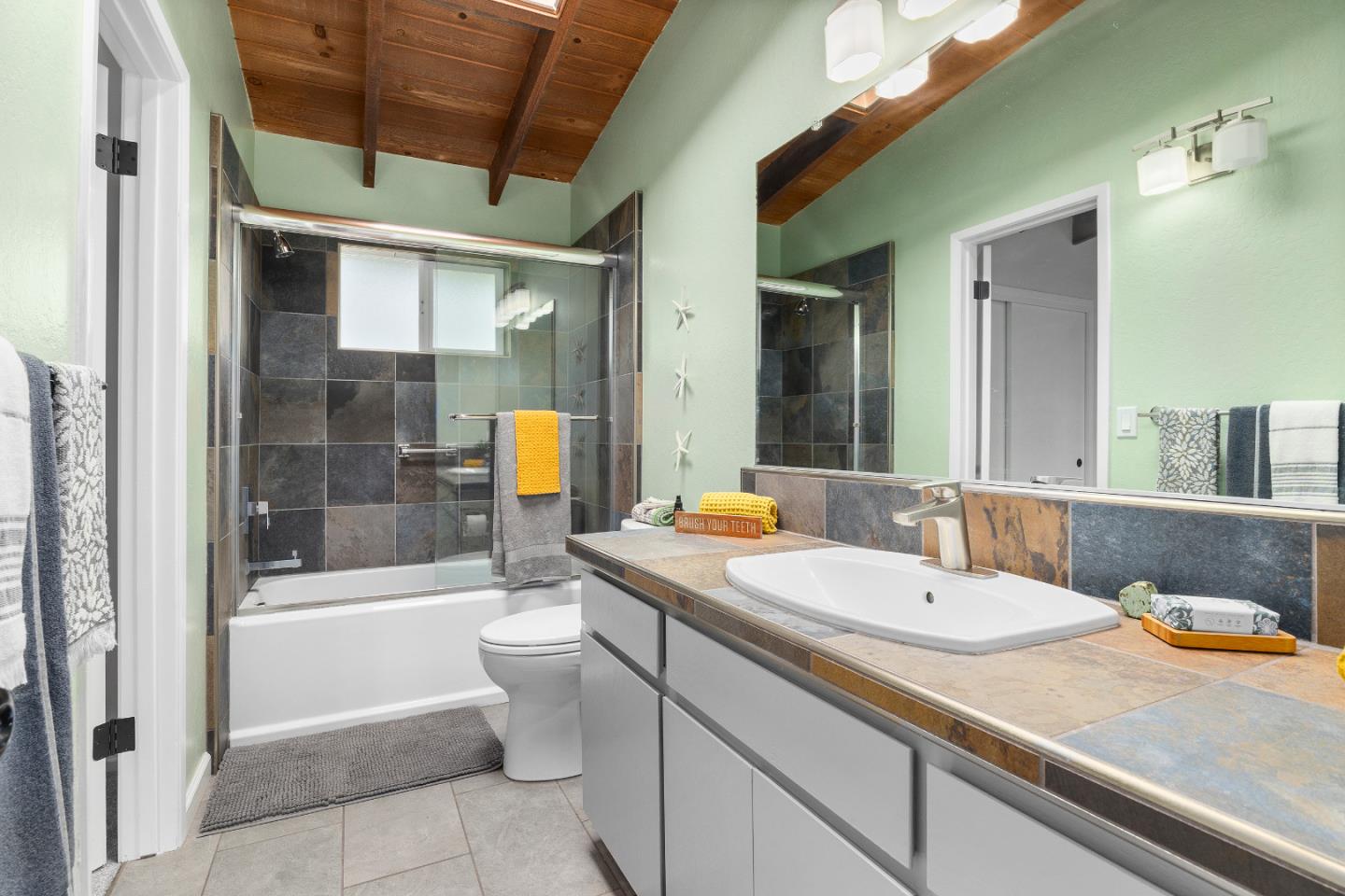 326 Doris Avenue Aptos, CA 95003 - Photo 21 of 48 a bathroom with a sink a toilet and shower