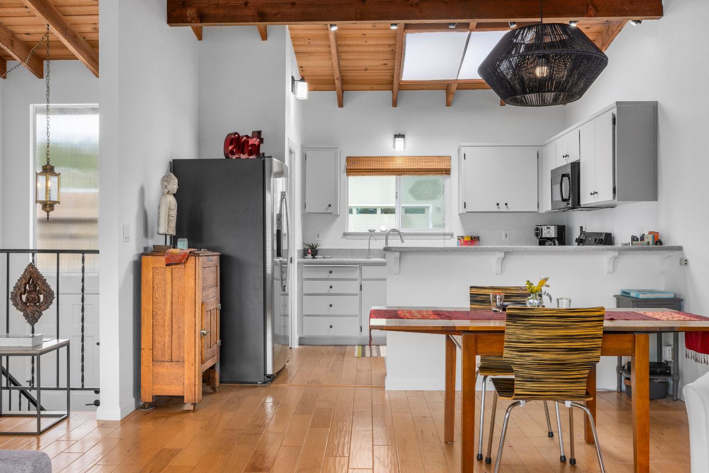 326 Doris Avenue Aptos, CA 95003 - Photo 7 of 48 a kitchen with stainless steel appliances granite countertop a refrigerator and stove top oven