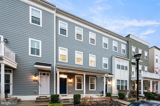 a front view of a building with street