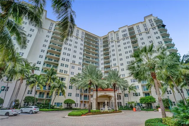 a city view with tall buildings