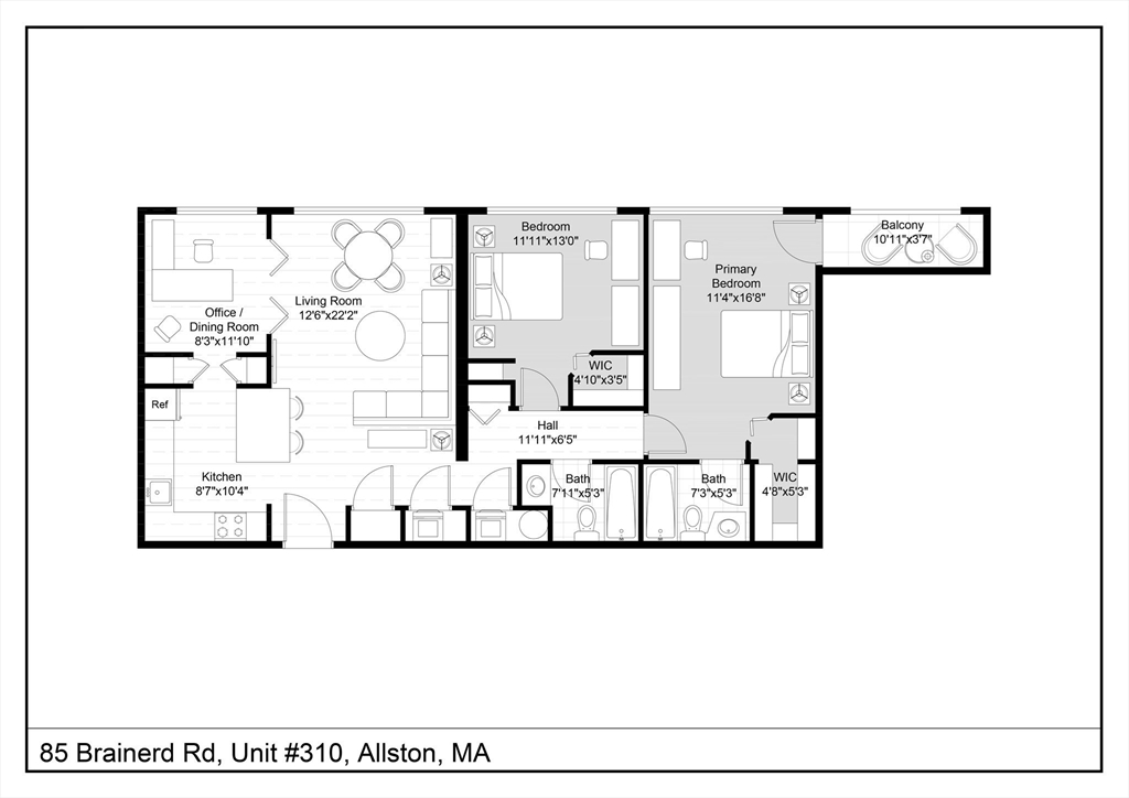 85 Brainerd Road, Unit 310 Boston, MA 02134 - Photo 42 of 42