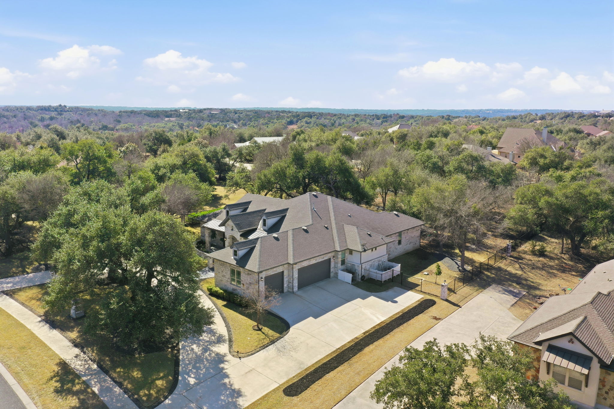 403 Highland Spring Lane Georgetown, TX 78633 - Photo 4 of 40 Aerial view of property and surrounding area